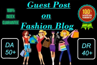 do guest post on high da fashion blog da59 and dr40