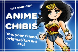 draw a cute anime chibi character
