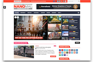 design premium magazine blog