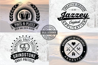 make creative retro, luxury, badge or vintage logo