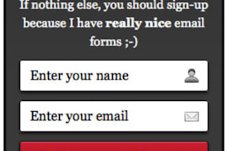 install your aweber opt in form