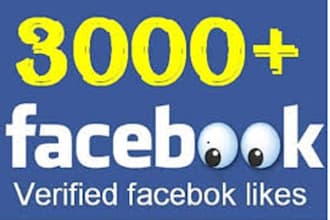 add 3000 quality likes to your facebook fanpage without admin access