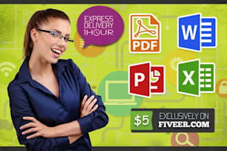 convert pdf to word, excel etc