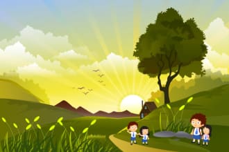 design amazing illustration work