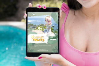 mockup your ebook being read on ipad and tablet