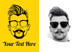 create mascot or logo or avatar from your picture