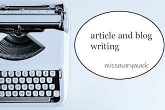 write articles and blog posts