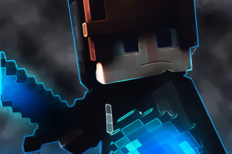 design a minecraft profile picture within 24 hours