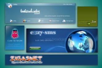 design great banner or site header