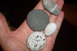 mail you a 440 million year old ocean polished good luck stone