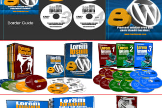 design 3d ebook cover, dvd cover and cd covers