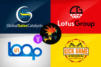 create realtor, sports, transportation, crypto, shop logo