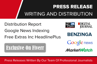 write a professional press release