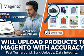 upload products to magento with accuracy