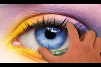 create a Touch Swipe slideshow intro video of your Text or images