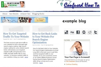 create a blog for you with content see replicate below