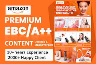 design amazon premium a plus content for desktop and mobile sizes