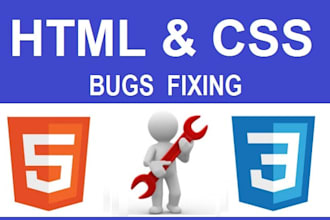 solve HTML or CSS errors of your website