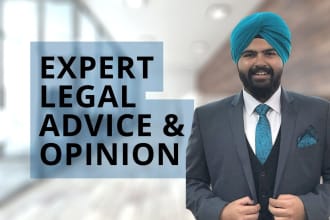 provide expert legal opinion, legal advice and consulting