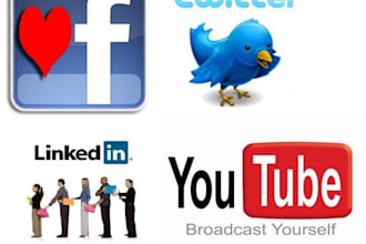 make a Facebook Twitter Pinterest account for your business