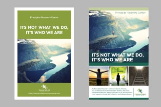 design stylish flyer, poster or magazine ad