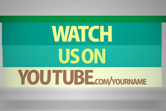 make this Professional video to promote your social network