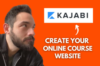 build your kajabi website and kajabi landing pages