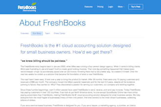 write phenomenal and very engaging about us page content
