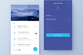 create attractive UI design