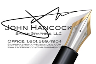 make an image of a fountain pen signing your REAL signature to use as an email signature