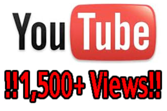 give Your Video 1,500+ Real Human Youtube Views
