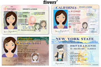 make novelty social security card, Driver License or modify document
