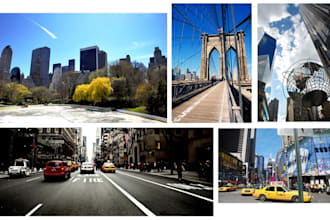 take a photo of anything you want in NYC as long as it is on the ground and the surface level