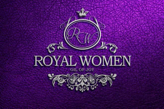 put your logo on three stunning royal mockups