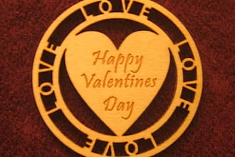 laser cut your custom circle of love