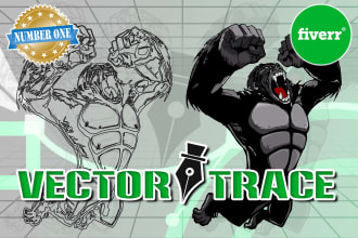 vector trace your existing image or logo