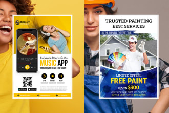 design professional flyer, handouts, poster or leaflet