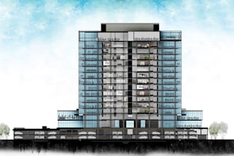 create and render building sections