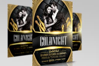 do any party and club flyer in 12 hours
