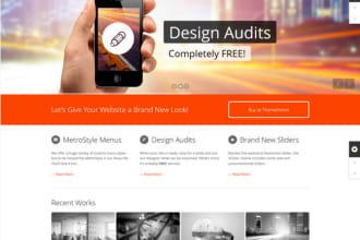 create SEO friendly wordpress web site