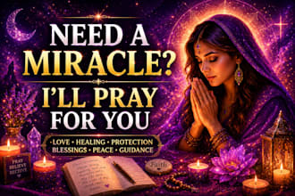 send you a custom blessing prayer within 12 to 24 hours