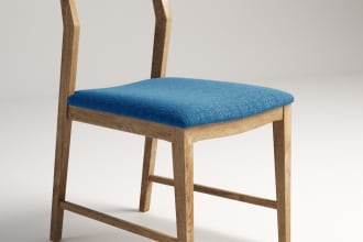 design furniture with 2d blueprint and 3d images