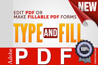create fillable pdf form