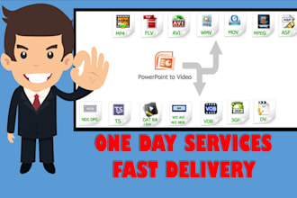 convert powerpoint to video fastdelivery and high quality