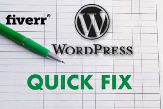 fix wordpress site errors and design issues