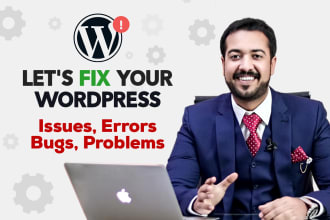 fix your wordpress website issues and errors
