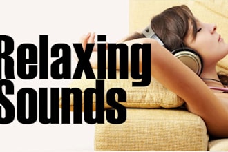 give hours relaxing nature sound effects and sound tracks to relax