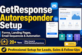 build a lead capture and follow up system inside getresponse