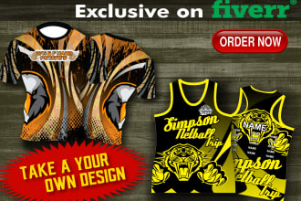 do amazing  t shirt design and sublimation sportswear design