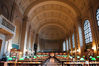 post 50 of your flyers in the boston public library